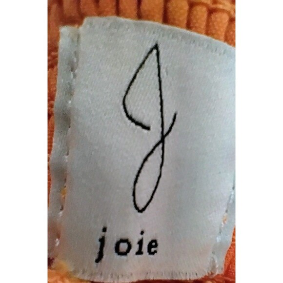 Joie Girls‎ Orange Summer Dress Size 12 (11-12 Yrs) Cotton Smocked & Lace - Picture 3 of 6